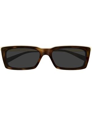 Saint Laurent Sl 766 Linea Sl Logo 004 Havana Sunglasses - Brown