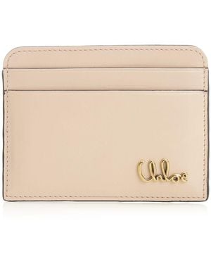 Chloé Iconic Card Case - Natural