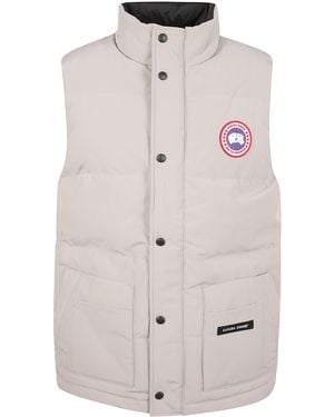 Canada Goose Freestyle Crew Sleeveless Jacket - White
