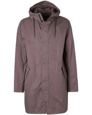 Herno Coat Pa000099U-13211 Dark,Cream Clothing - Brown