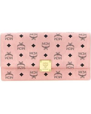 MCM Aren Wallet On Chain - Pink