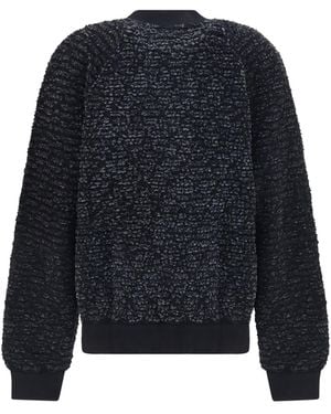 Balmain Zip Jacket With Sequin Details - Blue