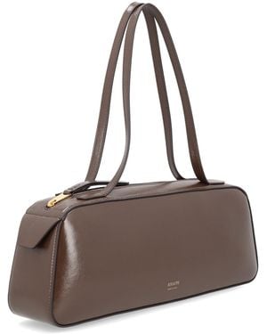 KHAITE Simona Shoulder Bag Calf Leather - Brown