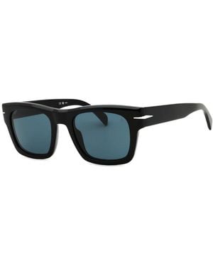 David Beckham Sunglasses Rectangle Full Rim, Frame And Lens Db7099/S0807Ku - Black
