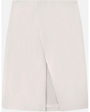 Loulou de Saison Skirts Lamb Leather - White