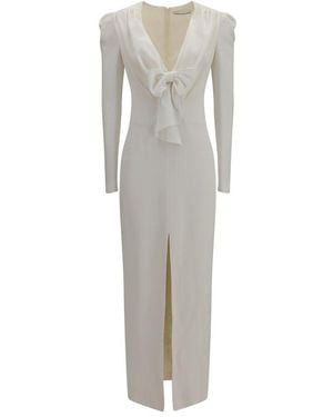 Alessandra Rich Viscose Cocktail Dress - Gray