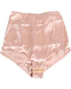 Dolce & Gabbana Acetate High Waist Shorts Panty Underwear 51+04+Pa - Pink