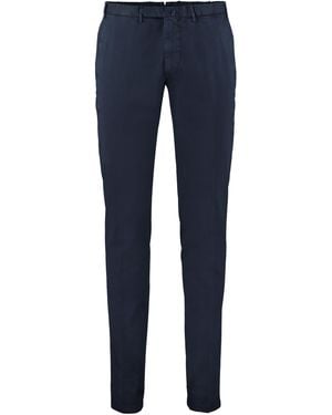 THE (Alphabet) Cotton Chino Pants Elastane Chinos - Blue