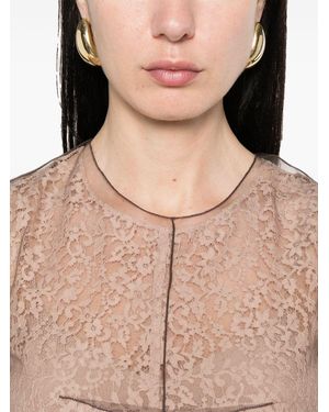 Fendi Lace Dress - Natural