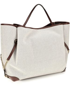 Chloé Chloé Large Carry Shoulder Bag - White