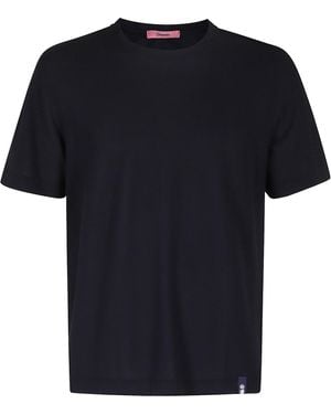 Drumohr Tshirt Mm Ice Cotton - Black