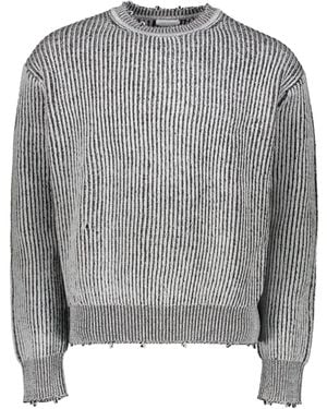 John Elliott Crew-Neck Wool Jumper - Grey