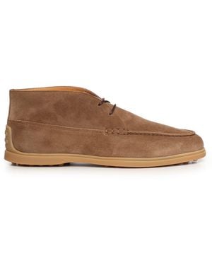 Tod's Suede Ankle Boot - Brown
