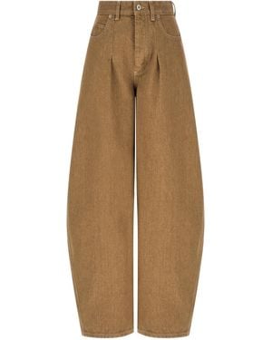 Jacquemus 'Le De-Nîmes Ovalo' Jeans - Natural