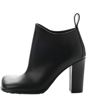 Bottega Veneta Heeled Leather Boots - Black