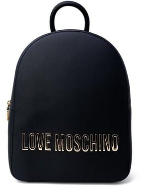 Love Moschino Polyethylene Backpack - Black