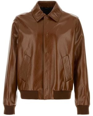 Fendi Leather Jacket - Brown