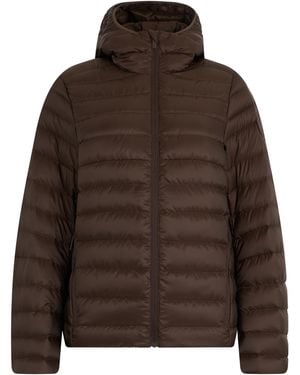 Canada Goose Padded Jacket With Hood — Polyamide Puffer - Brown