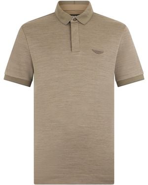 BOSS Polo Shirt Cotton-Wool - Natural