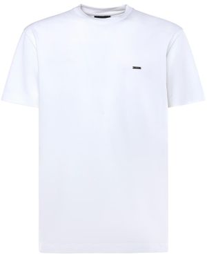 DSquared² Jersey T-Shirt With Logo - White