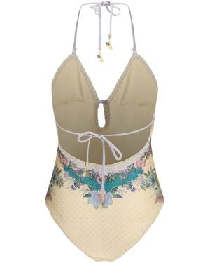 Zimmermann One-Piece Swimsuit Indra Polyamide Swimwear - White