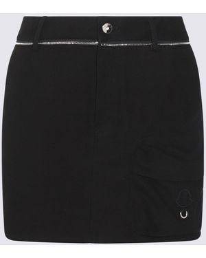 Moncler Cotton Mini Skirt - Black