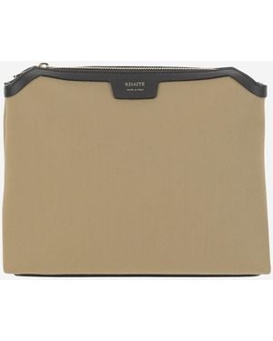 KHAITE Lina Shoulder Bag Calfskin - Natural