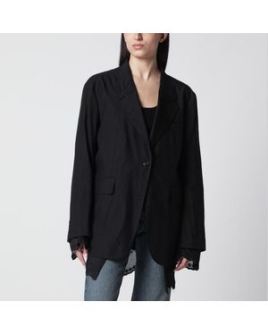 Our Legacy Reversible Drip Blazer - Black