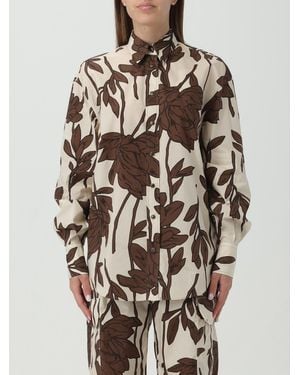 Brunello Cucinelli Panama Tobacco Floral Print Shirt - Multicolour