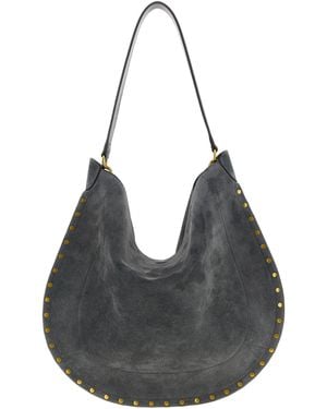 Isabel Marant Oskan Hobo Soft Shoulder Bag - Black