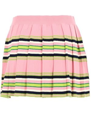 CASABLANCA Mini Skirt Striped Viscose - Pink