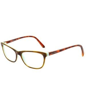 Tiffany & Co. Eyeglasses Cat Eye Full Rim, Havana- Frame And Clear Demo Lens Tf20788164 Sunglasses - Brown