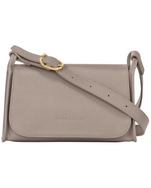 Longchamp Borsa A Tracolla Le Foulonne M - Grey