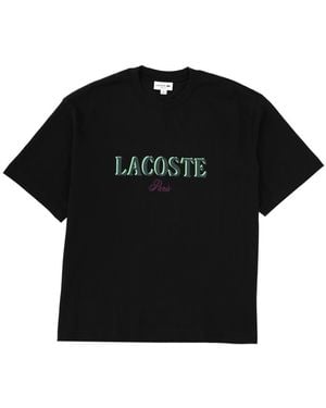 Lacoste T-Shirt With Graphics - Black