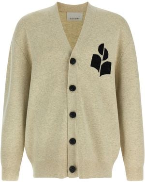 Isabel Marant Curtis Cardigan Jumper, Cardigans - White