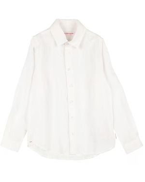 Orlebar Brown Kids Top Diego Linen-276234 - White
