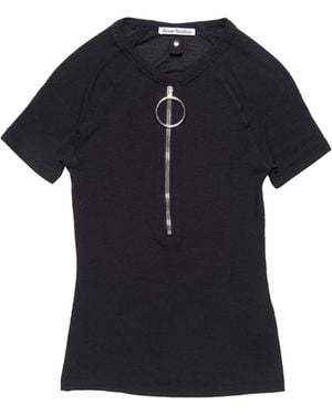 Acne Studios T-Shirts And Polos Shell: Preferred Viscose - Black