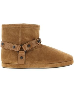 Balenciaga 'Alaska Soft' Ankle Boots - Brown