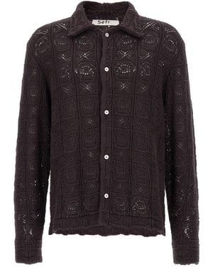Séfr Myles Overshirt - Black