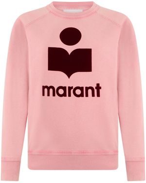 Isabel Marant Sweatshirt Cotton Blend Sweatshirts - Pink
