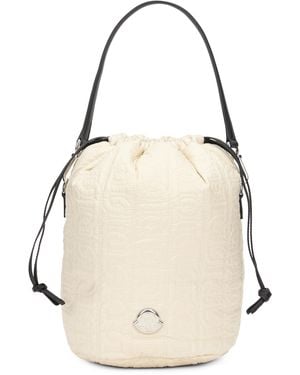 Moncler Quilted Handbag - Natural