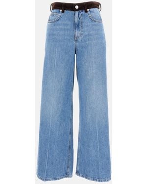 Marni Denim Cotton Trousers - Blue