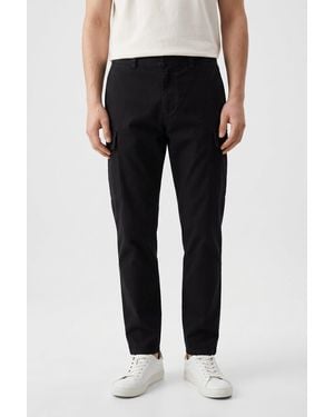 Brunello Cucinelli Cotton Cargo Trousers - Black