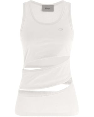 Coperni 'Spiral' Tank Top - White