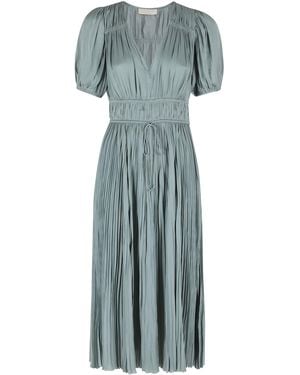 Ulla Johnson Audra Puff Sleeve Dress - Blue