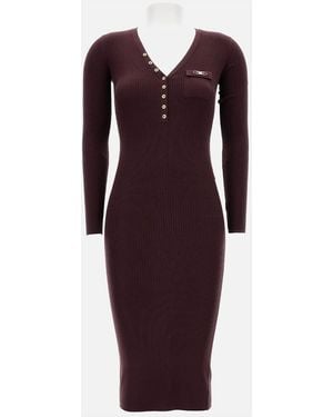 Elisabetta Franchi Midi Dress - Purple