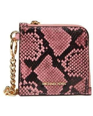 Michael Kors Wallet Polyvinyl Chloride Bags - Pink