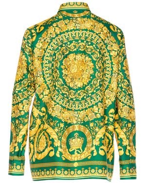 Versace Shirts Silk - Green