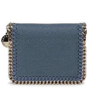 Stella McCartney Portafoglio Bi-Fold Falabella - Blue
