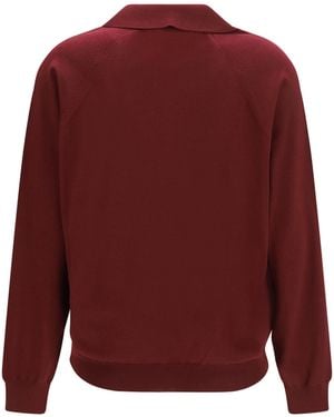 Miu Miu Cardigan Virgin Wool Fleece (Ovis Aries) - Red